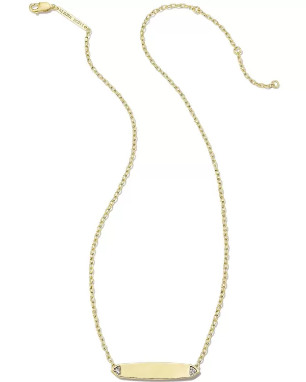 Tinsley 18K Gold Vermeil Pendant Necklace In White Topaz^Kendra Scott Cheap