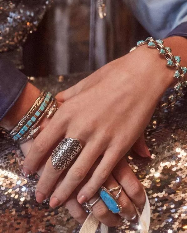 Tiny Beau Band Ring In Oxidized Sterling Silver^Kendra Scott Hot