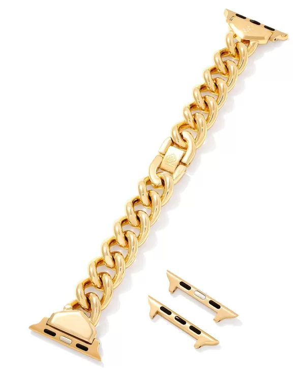 Whitley Chain Watch Band In Gold Tone Stainless Steel^Kendra Scott Outlet
