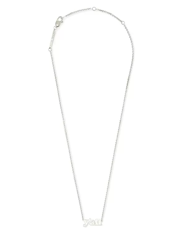 Y'All Pendant Necklace In Sterling Silver^Kendra Scott Shop